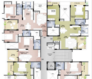 Vishwa Nest - Third Floor Plan